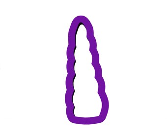Unicorn Horn Cookie Cutter - Animal Cookie Cutters - Fondant Cutters - Cookie Cutters - Polymer Clay Cutters - Clay Jewelry Cutters - Cutter