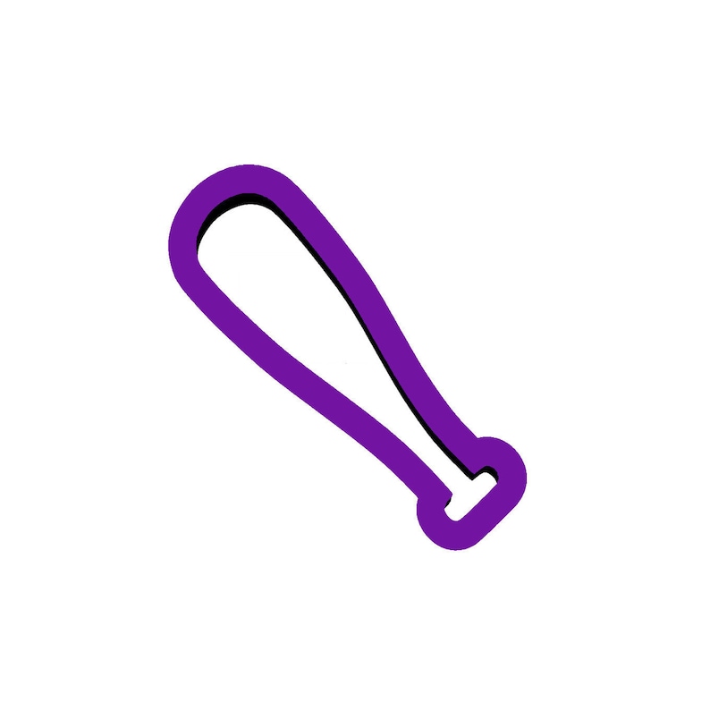 Baseball Bat Cookie Cutter Baseball Cookie Cutters Sports Etsy