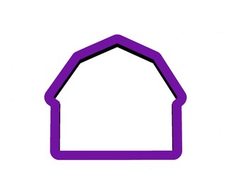 Barn Cookie Cutter - Farm Cookie Cutters - Animal Cookie Cutters - Farmer Cookie Cutters - Fondant Cutters - Cookie Cutters - Clay Cutters