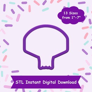 Basketball Hoop Cookie Cutter STL Digital Download - STL Instant Digital Download for 3D Printing - Sports Cookie Cutter STL