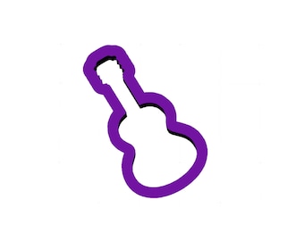 Guitar Cookie Cutter - Music Cookie Cutters - Instrument Cookie Cutters - Guitar Cookie - Musician Cookie Cutters - Cookie Cutters - Cookies