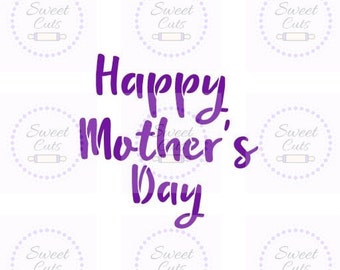 Cookie Stencil Template Reusable Cake Decorating Stencils for Mother's Day
