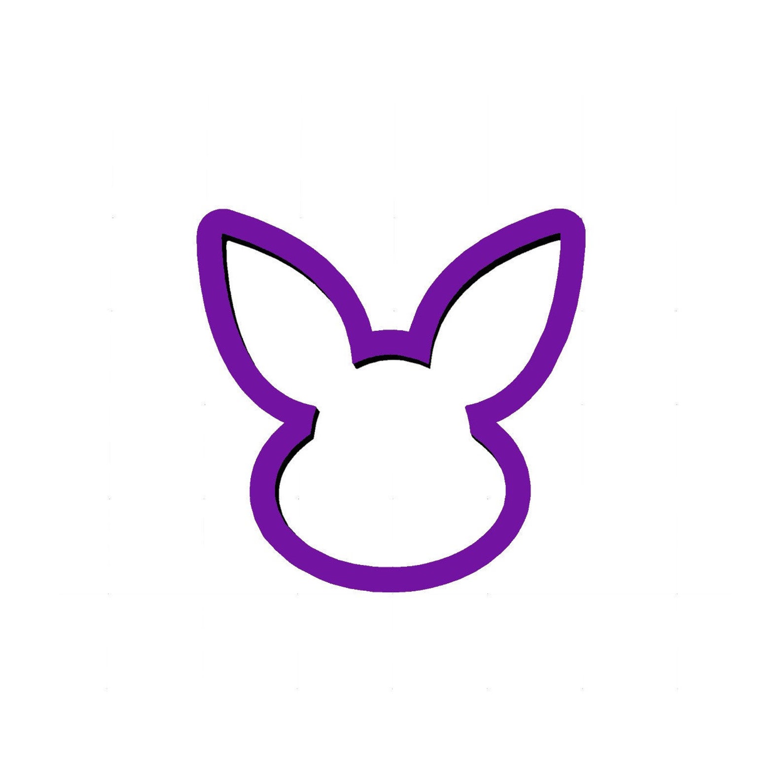 Bunny Rabbit Head Cookie Cutter - Easter Cookie Cutters - Spring Cookie ...