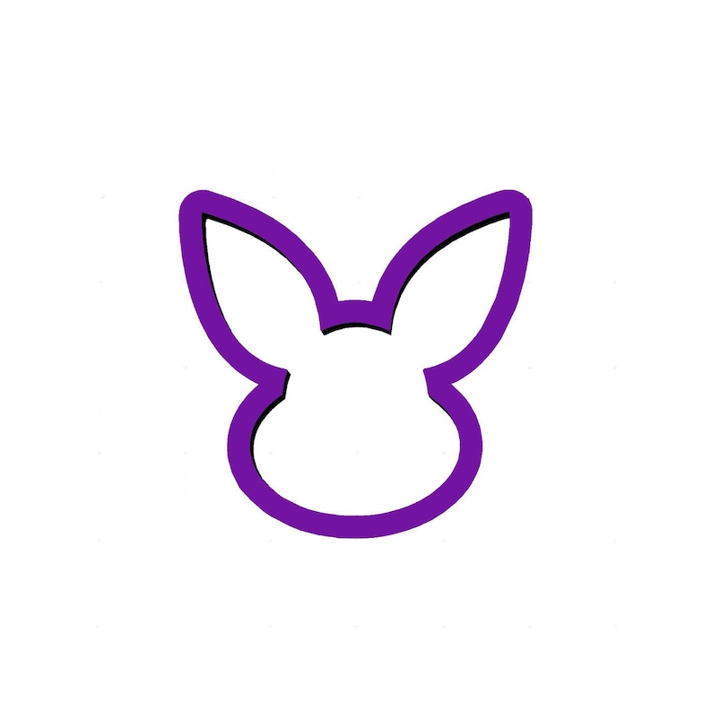 Bunny Rabbit Head Cookie Cutter - Easter Cookie Cutters - Spring Cookie ...