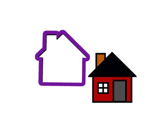 House Cookie Cutter - Home Cookie Cutters - Realtor Cookie Cutters - Real Estate Cookie Cutters - Cookie Cutters - Fondant Cutters - Cutters