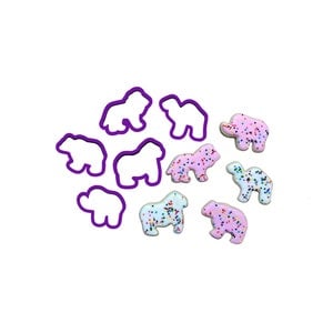 Circus Animal Cookie Cutter Set - Animal Cookie Cutters - Circus Cookie Cutter Set - Fondant Cutters - Polymer Clay Cutters - Cookie Cutters