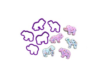 Circus Animal Cookie Cutter Set - Animal Cookie Cutters - Circus Cookie Cutter Set - Fondant Cutters - Polymer Clay Cutters - Cookie Cutters