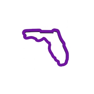 Florida Cookie Cutter - State Cookie Cutters - United States Cookie Cutters - Travel Cookie Cutters - Polymer Clay Cutters - State Cookies