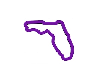 Florida Cookie Cutter - State Cookie Cutters - United States Cookie Cutters - Travel Cookie Cutters - Polymer Clay Cutters - State Cookies