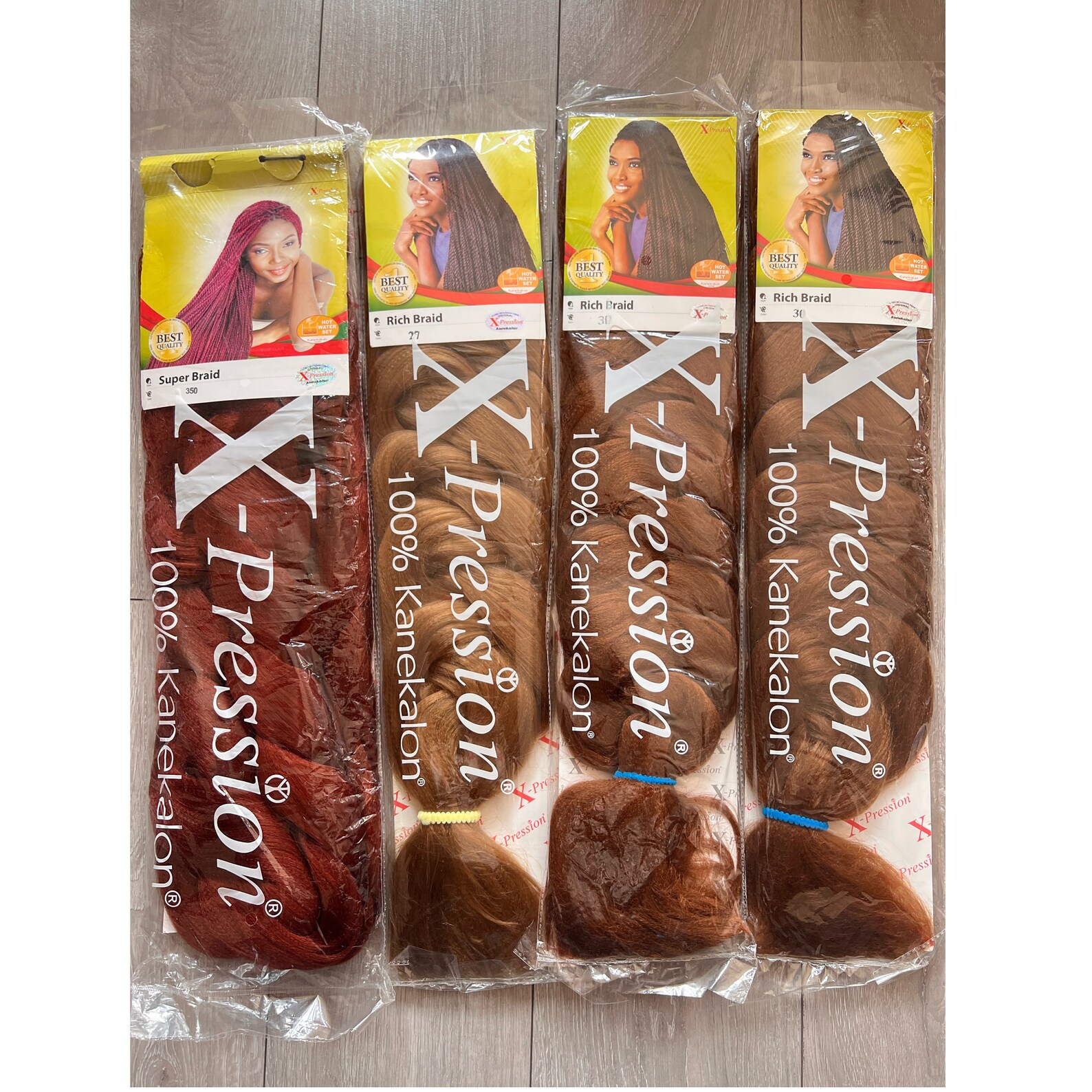 Xpression Hair Braids Braiding Extension Dark Ginger Light Auburn