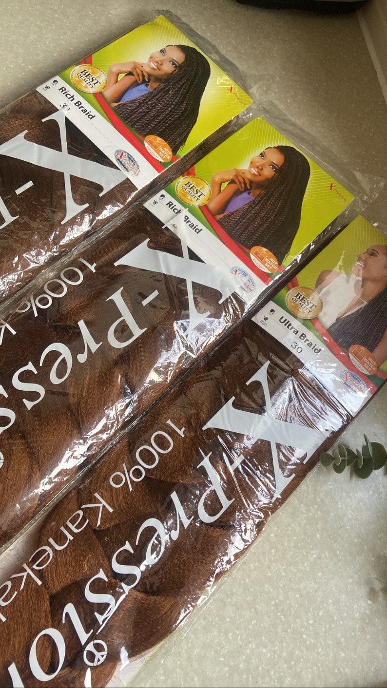 Xpression Hair Braids Braiding Extension Dark Ginger Light Auburn