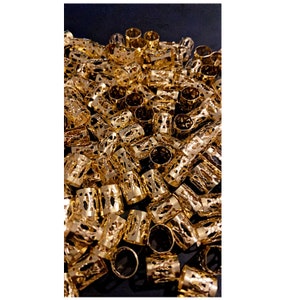 Gold Silver Filigree Adjustable Hair Cuffs Hair Jewellery Clip Claw Hair Ring Dreadlocks  Braids Accessories Beard Cross Hair Cross