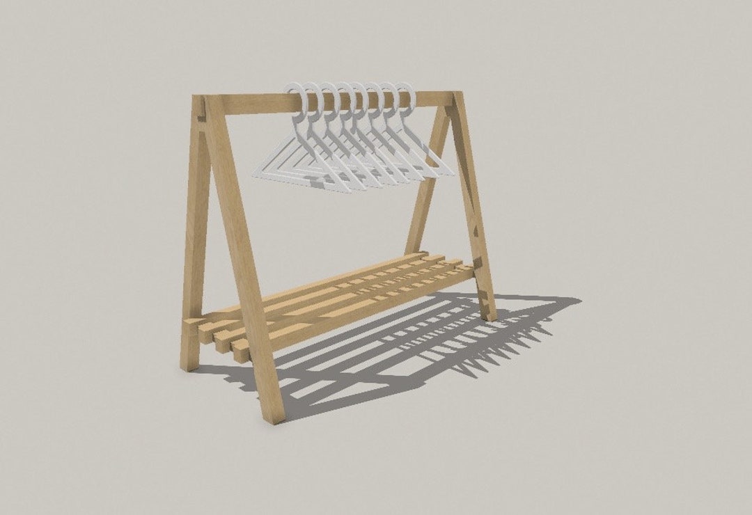 Mini Clothes Rack STL - Etsy