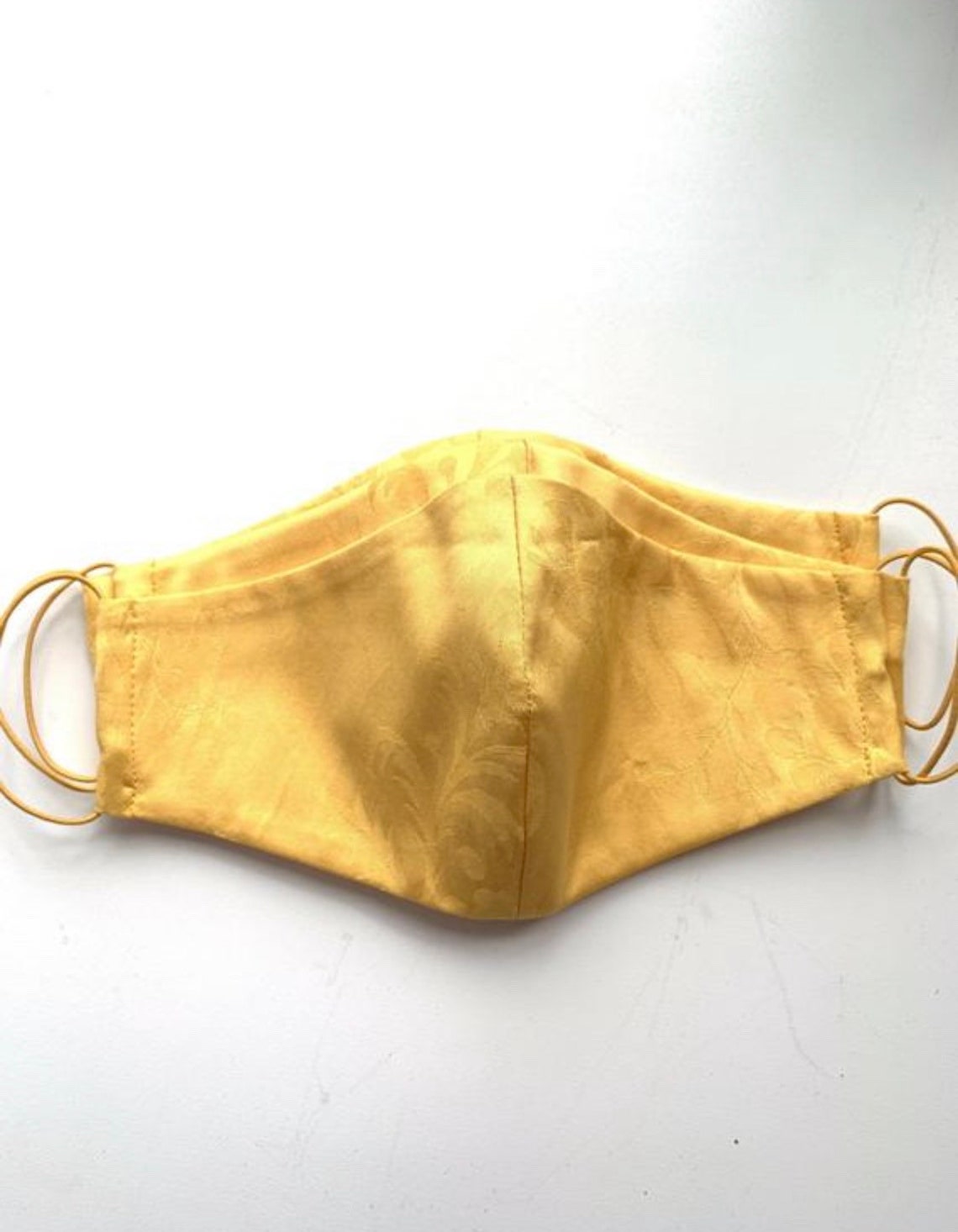 Set of 3 Reversible Yellow face masks Etsy