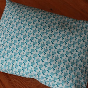 Blue Tulip Cushion - 40 x 30 cm