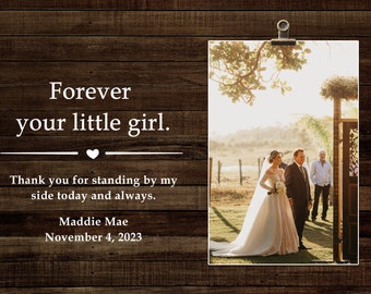 Father of the Bride Gift, Father of the Bride Frame, Dad Wedding Gift, Dad Wedding Frame, Father of the Bride Gift Ideas