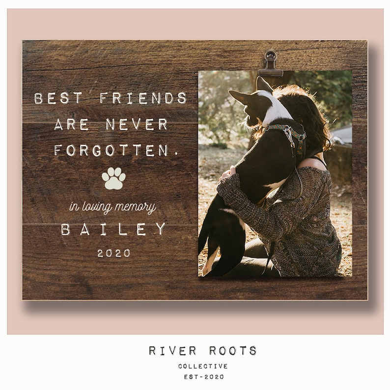 Pet memorial gift Best Friends are never Pet Etsy