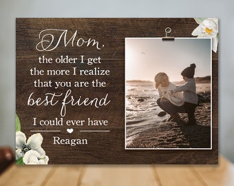 Mother's Day gift for Mom, Wedding Gift for Mom, Personalized frame for best friend mom