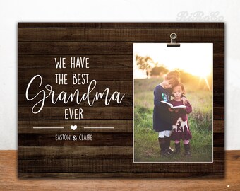 BEST GRANDMA EVER, Mother's day gift for Grandma, Personalized frame for gramma, Gift for Grandmother Mimi Nanna Grammie