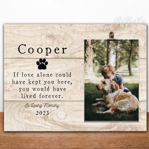 Pet Memorial, Dog Memorial Gift, Pet Loss Gifts, Pet Memorial Gift, Loss of Dog, Dog Remembrance Gift, Dog Sympathy Gift, Pet Memorial Frame image 1