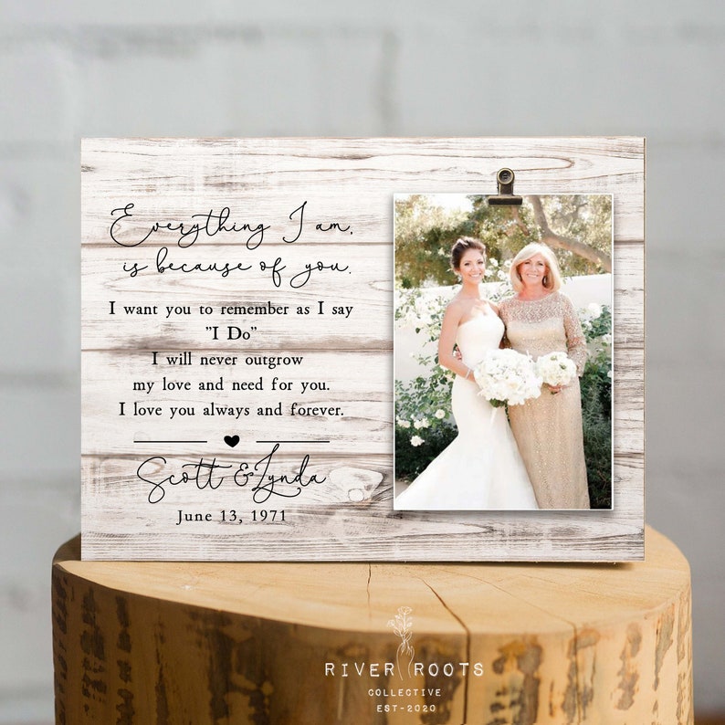 Mother of the Bride Gift Frame Wedding Gift for Mom Gift for Etsy