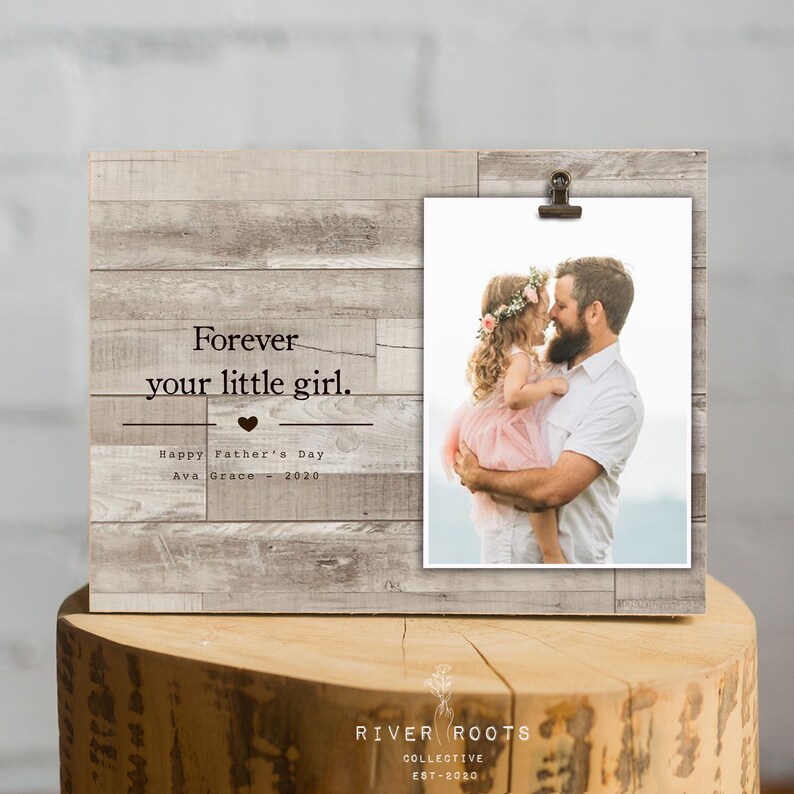 GIFTS FOR DAD, Personalized picture frame for Birthday, Christmas, Fathers Day from daughter, 4x6 photo 