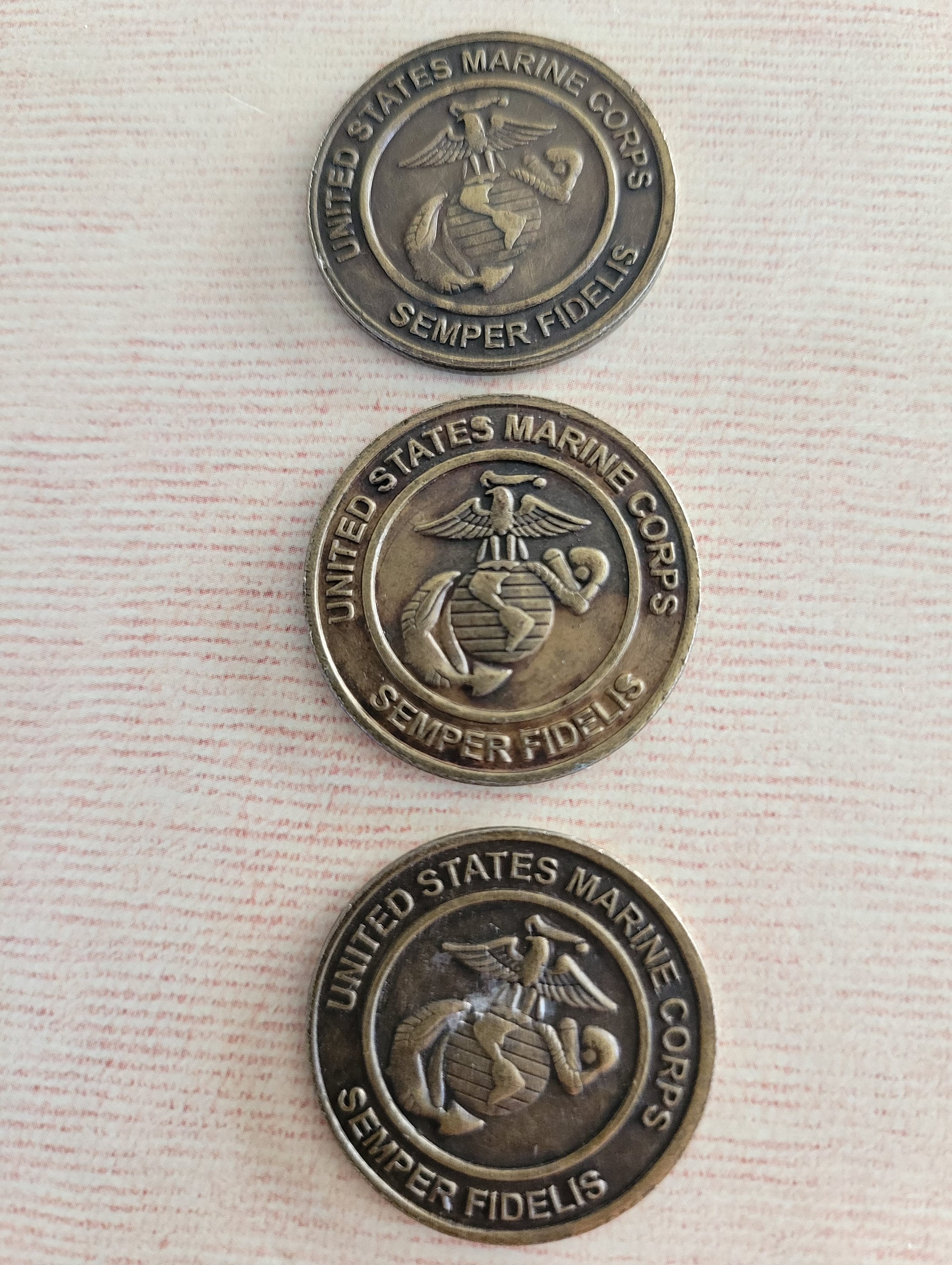 ヴィンテージ　チャレンジコイン　1775 SEMPER FIDELIS ヴィンテージ チャレンジコイン 1775 SEMPER FIDELIS - メルカリ