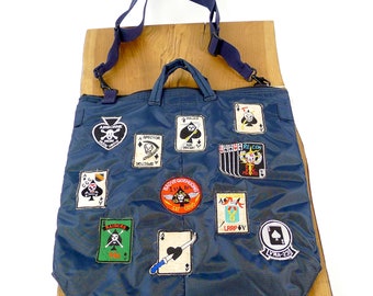 90s Vintage Military USAF Helmet Bag Tote Bag 443714 - Etsy