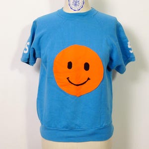 Smiley Face Sweat Shirt - Etsy