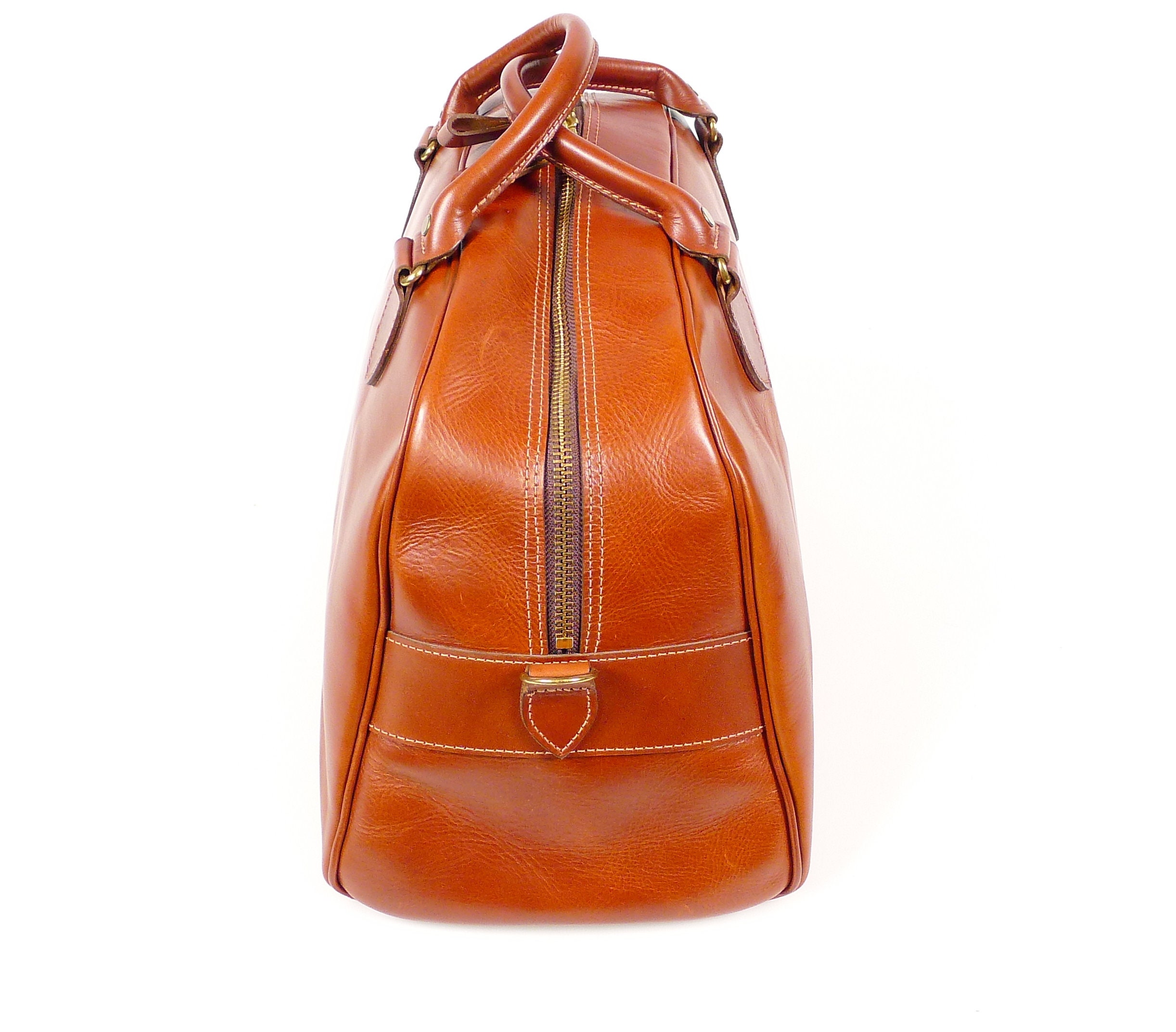 Chapman Reiver Leather Despatch Bag in Brown
