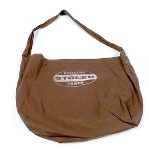 Grahame Fowler Hand Crafted and Screened Stolen Parts Messenger Bag