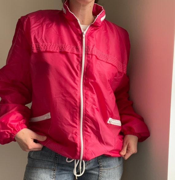 90s Hot Pink Windbreaker Gem
