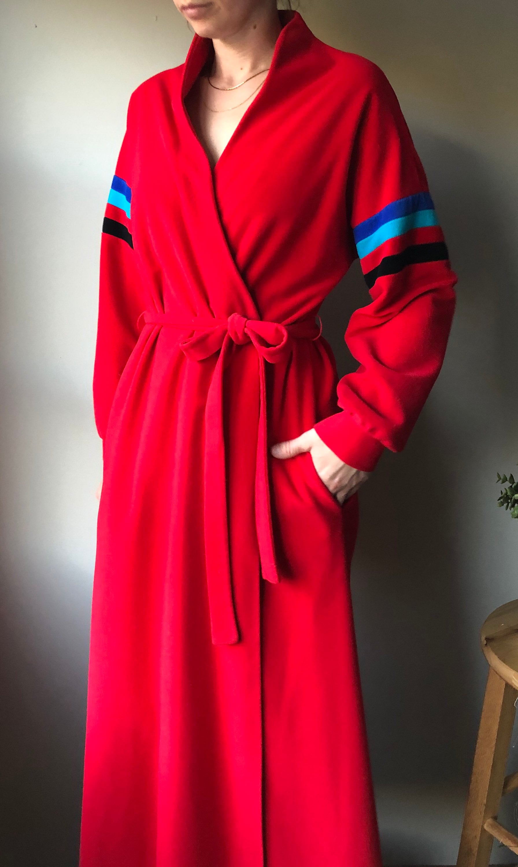 Vintage 70s Vanity Fair Fleece Robe Etsy UK
