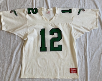 Vintage 80s Philadelphia Eagles Randall Cunningham Jersey | Rawlings Made in USA | Retro  White #12 Football Jersey | Size L