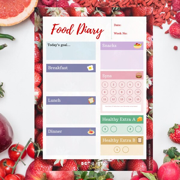 Slimming World Printables - Etsy UK