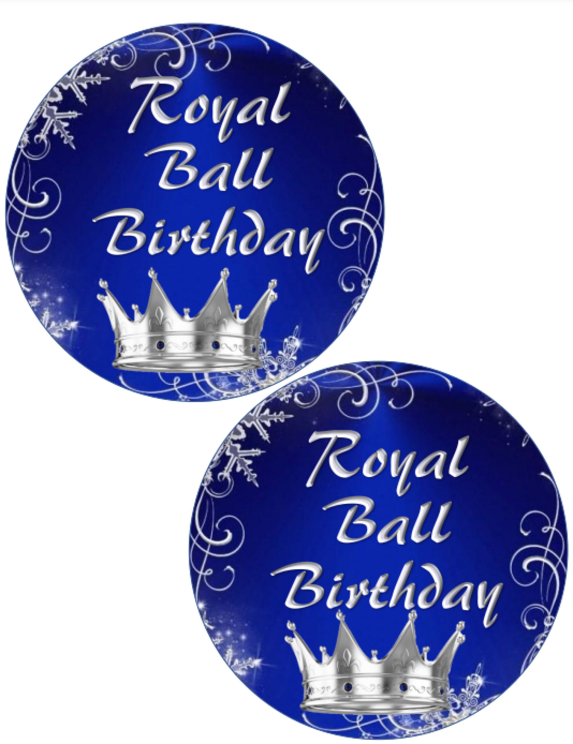 Royal Ball Birthday Party 11 Different Labels and Wraps - Etsy