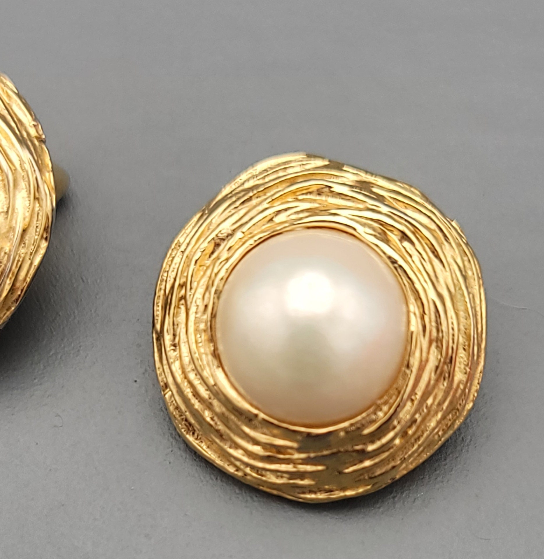 Alfred Sung Pearl Clip-on Earrings Signed - Etsy Canada