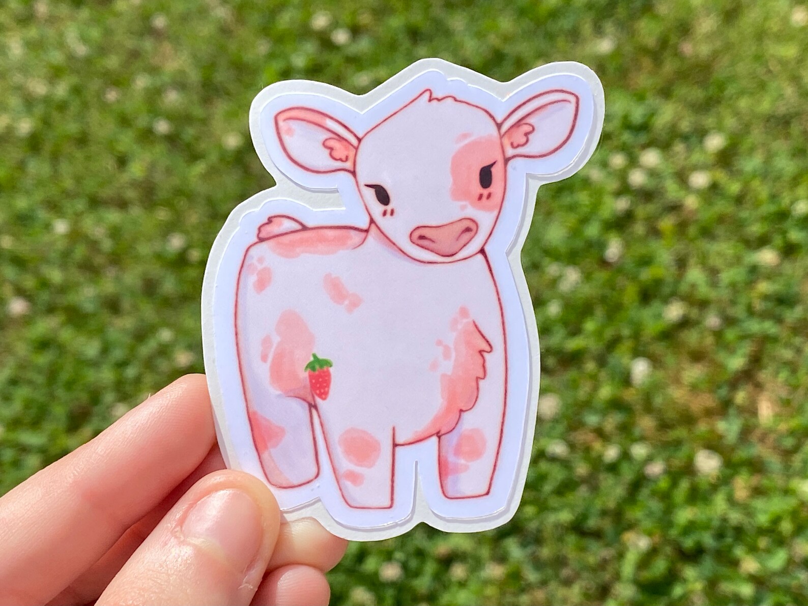 Клубничная корова рисунок