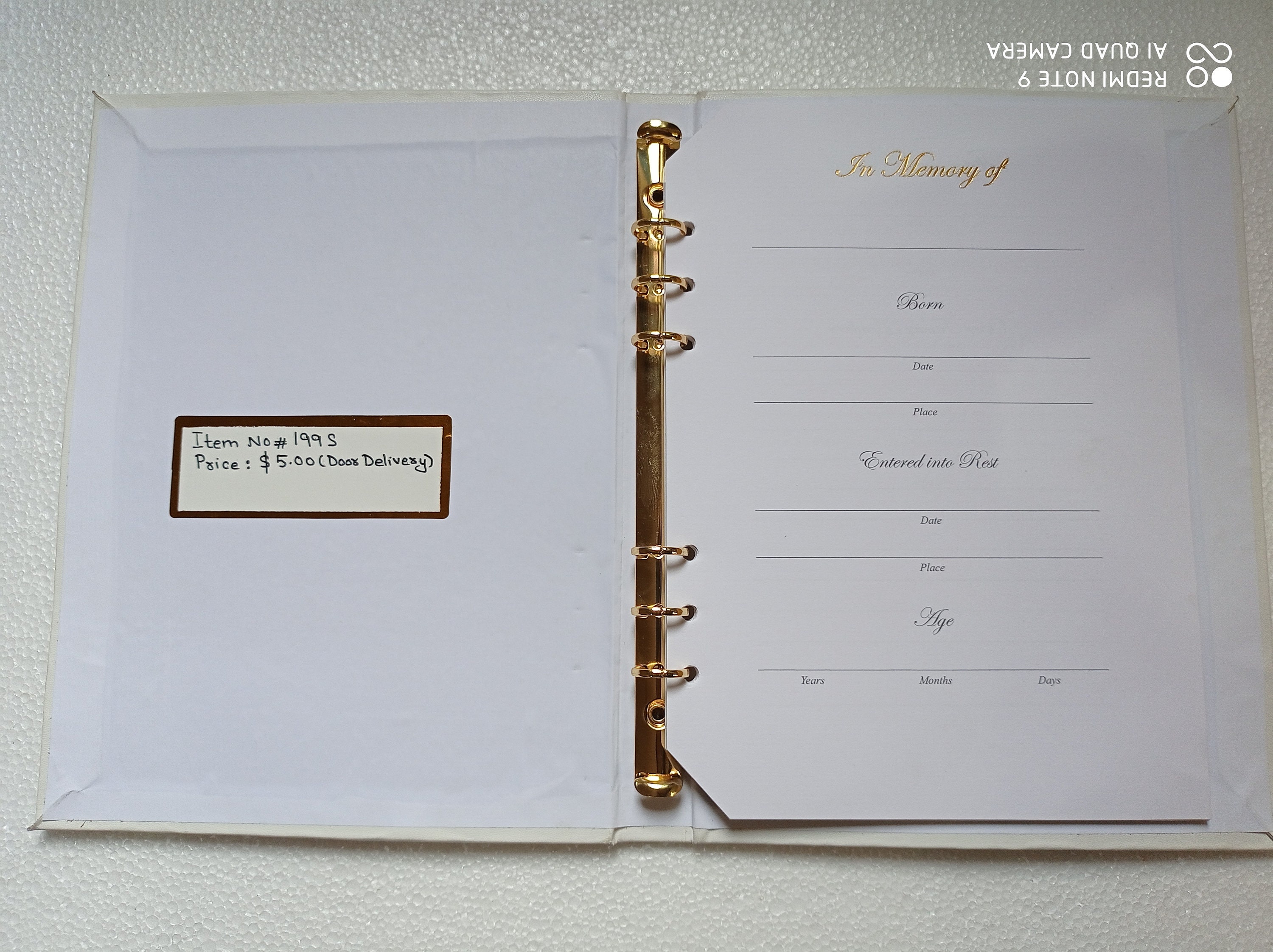 Funeral Guest Books Etsy