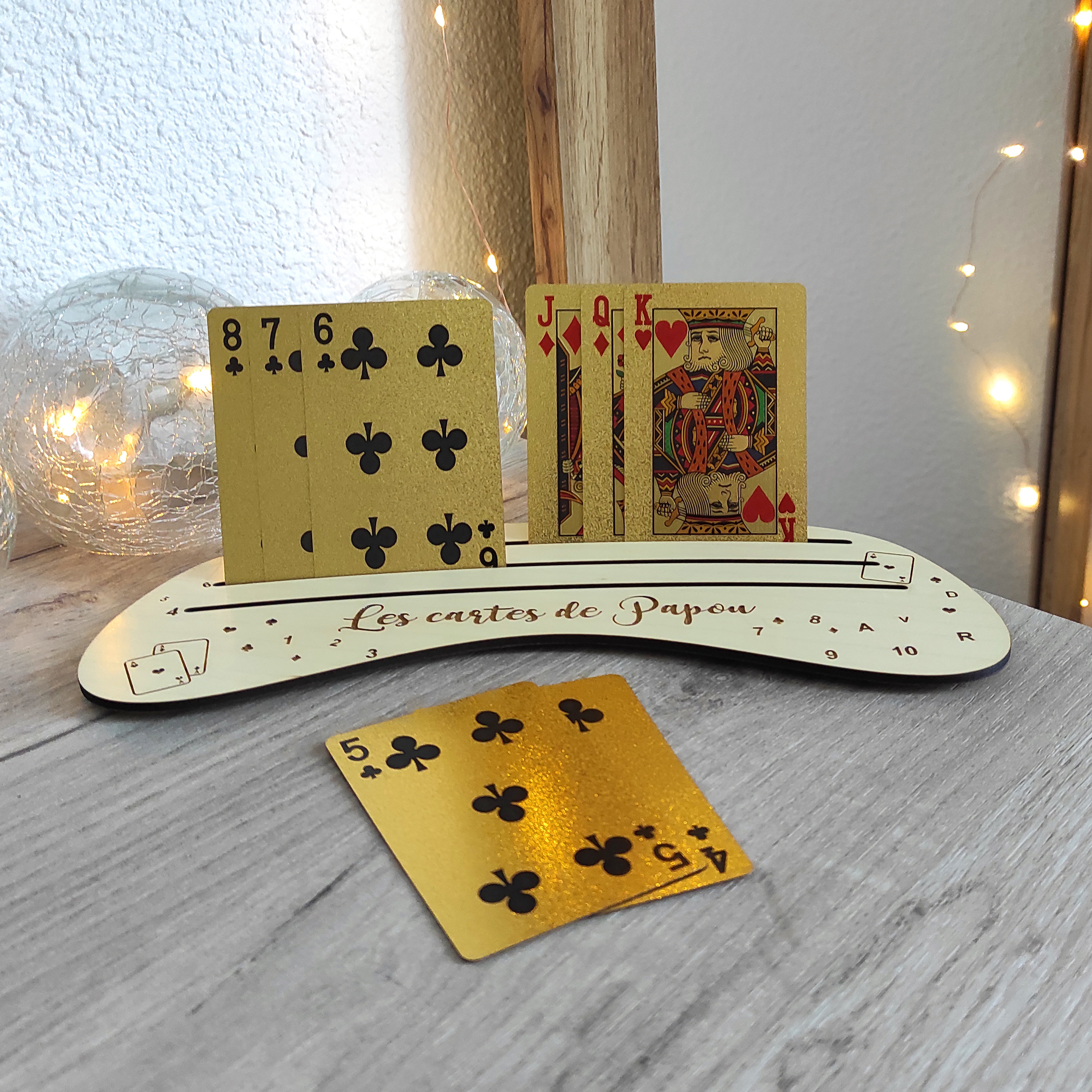 Playing Card Holder, holder for cards or board games 