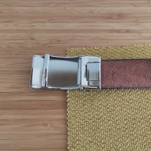 Ceinture automatique sans trous Ceinture élégante personnalisée en cuir image 7