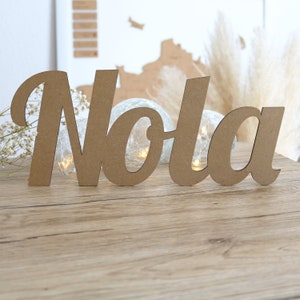 Personalized wooden first name - Wall decoration to decorate children&#39;s room - Babyshower - Birth gift - Baby gift