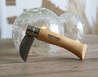 Opinel n7 personalized chestnut garlic pitting knife