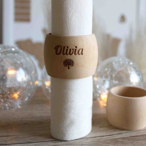 Portatovaglioli personalizzato - Portatovaglioli in legno - Portatovaglioli in legno personalizzabile - Portatovaglioli rustico per matrimonio