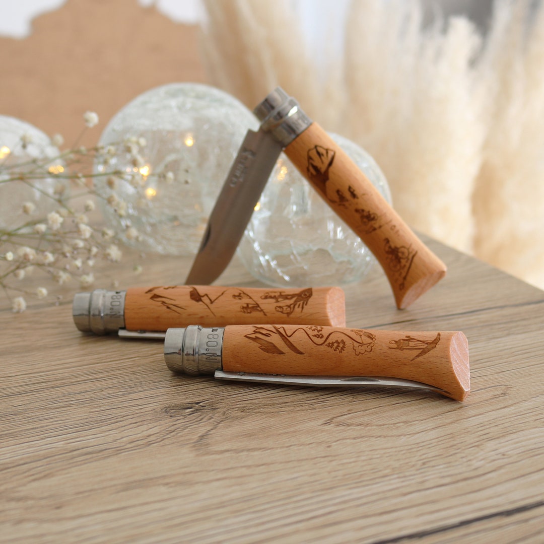 OPINEL Knives Number 8 Theme Skiing Hiking Cycling Etsy