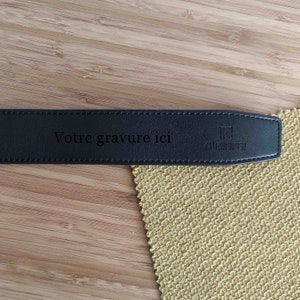 Ceinture automatique sans trous Ceinture élégante personnalisée en cuir image 6