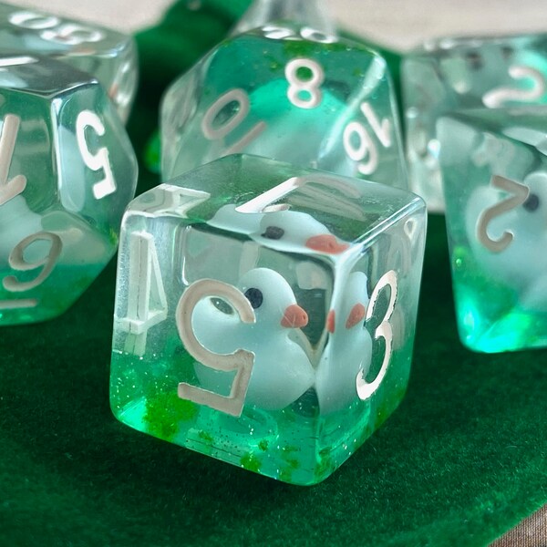 Duck Dnd Dice Etsy