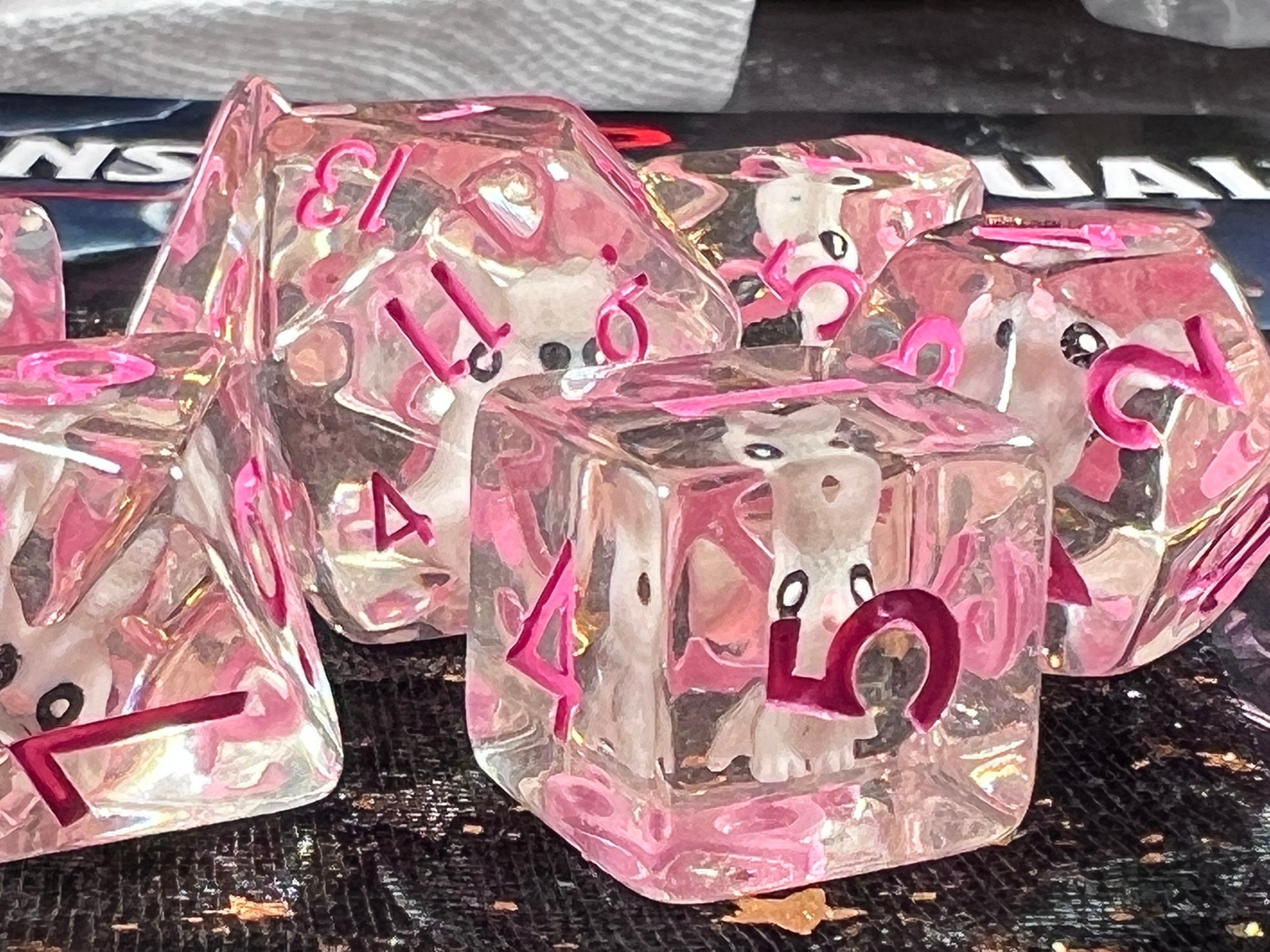 Sock Rabbit Dice Bunny Rabbit Dnd Dice Set for Dungeons and Dragons | D20 TTRPG ...