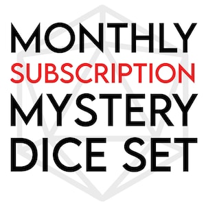 Premium Mystery Dice Subscription | Monthly Delivery of Quality Dice Sets