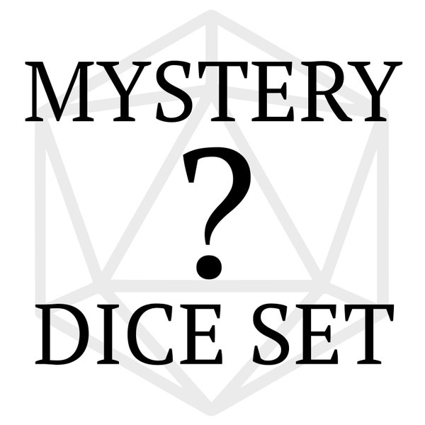 Random Mystery Discounted Dnd Dice Set | Dungeons and Dragons | Acrylic, Resin, Metal, Handmade